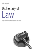 Dictionary of Law-9780713683189