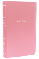 NKJV, Gift and Award Bible, Leather-Look, Pink, Red Letter, Comfort Print
