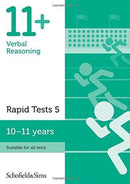 11+ Verbal Reasoning Rapid Tests Book 5: Year 6, Ages 10-11