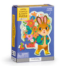 Bunny Bouquet 48 Piece Scratch & Sniff Shaped Mini Puzzle-9780735383937