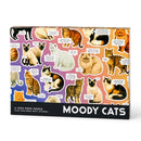 Moody Cats 1000 Piece Puzzle-9780735387010