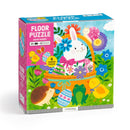 Bunny Basket 25 Piece Floor Puzzle with Shaped Pieces-9780735387546