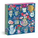 Victoria Ball Potted Teacups 500 Piece Foil Puzzle-9780735388154