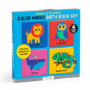 Animals Of The World Color Magic Bath Book Set