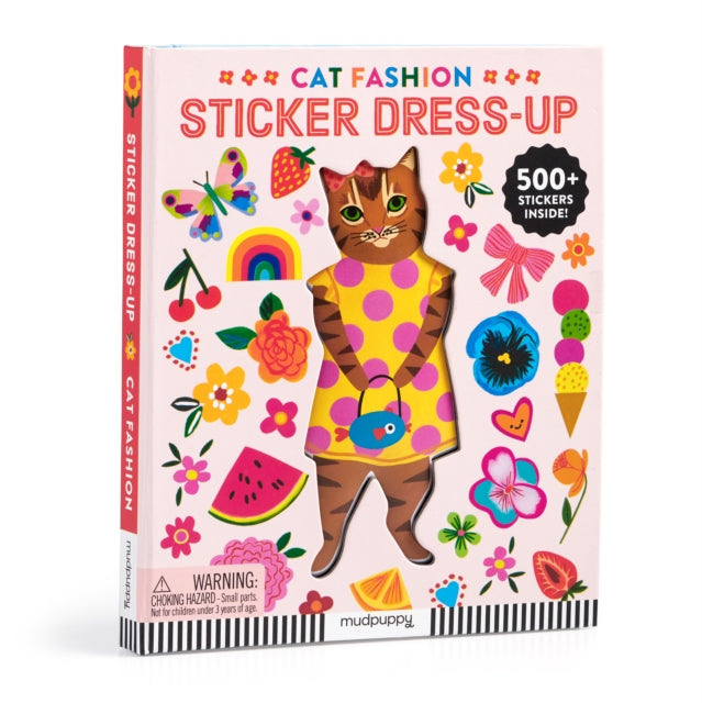 Cat Fashion Sticker Dress-up Book