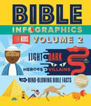 Bible Infographics for Kids Volume 2 : Light and Dark, Heroes and Villains, and Mind-Blowing Bible Facts-9780736976329