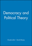 Democracy and Political Theory-9780745604374