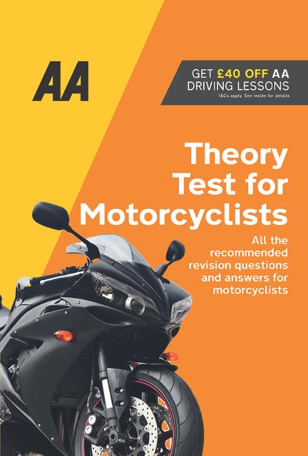 AA Theory Test for Motorcyclists : AA Driving Books-9780749583088