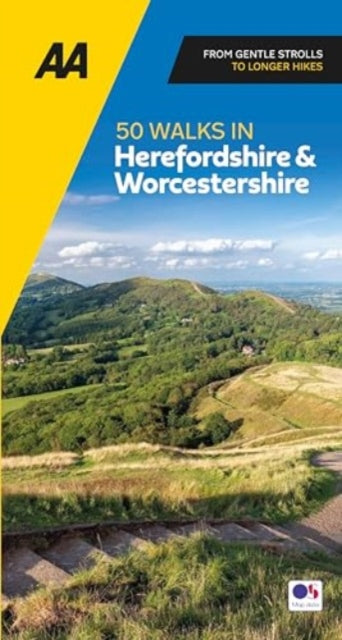 AA 50 Walks in Herefordshire & Worcestershire-9780749583736