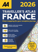 AA Traveller's Atlas France 2026-9780749584382