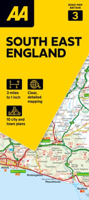 AA Road Map South East England-9780749584665