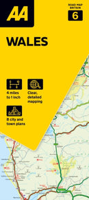 AA Road Map Wales-9780749584696