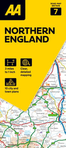 AA Road Map Northern England-9780749584702