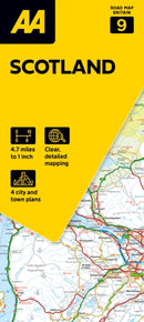 AA Road Map Scotland-9780749584726