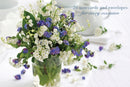 Card Box of 20 Notecards and Envelopes: Forget-Me-nots