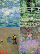 Set of Four Magnetic Notepads: Monet : A Collection of Handy Notepads with Easy Magnetic Fastening, Contained Within a Decorative Box-9780754833123