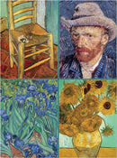 Set of Four Magnetic Notepads: Van Gogh : A Collection of Handy Notepads with Easy Magnetic Fastening, Contained Within a Decorative Box-9780754833178
