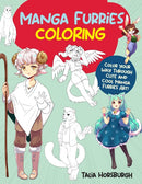 Manga Furries Coloring : Color your way through cute and cool manga furries art! Volume 4-9780760384961
