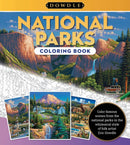 National Parks Coloring Book : Color famous scenes from the national parks in the whimsical style of folk artist Eric Dowdle Volume 1-9780760385371