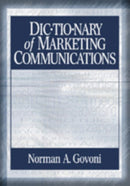 Dictionary of Marketing Communications-9780761927716