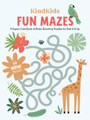 KindKids Fun Mazes : A Super-Cute Book of Brain-Boosting Puzzles for Kids 6 & Up-9780764365621