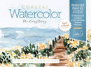 Watercolor the Easy Way Paint-Your-Own Watercolor Cards Coastal : Notecard Paint Kit with Paint and Brush Included-9780764369544