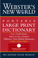 Webster's New World Portable Large Print Dictionary, Second-9780764564918