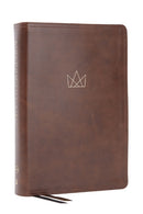 Kingdom Life Bible: Joining God's Mission to Save the World (NKJV, Brown Leathersoft, Red Letter, Comfort Print, Thumb Indexed)-9780785222491