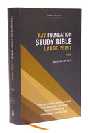 KJV, Foundation Study Bible, Large Print, Hardcover, Red Letter, Comfort Print : Holy Bible, King James Version-9780785259480