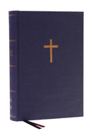 NKJV, Single-Column Wide-Margin Reference Bible, Cloth over Board, Blue, Red Letter, Comfort Print : Holy Bible, New King James Version-9780785294542