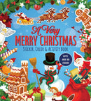 A Very Merry Christmas Sticker, Color & Activity Book : With Over 100 Stickers!-9780785846987