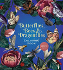 Butterflies, Bees & Dragonflies Coloring Book : Over 100 Pages to Color!-9780785848295