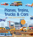Planes, Trains, Trucks & Cars Sticker, Color & Activity Book : With Over 100 Stickers!-9780785848929