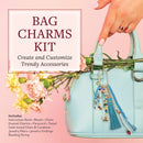 Bag Charms Kit : Create and Customize Trendy Accessories - Includes: Instruction Book, Beads, Chain, Enamel Charms, Paracord, Tassel, Gold-toned Chain & Carabiner, Jewelry Pliers, Jewelry Findings, Be-9780785848936