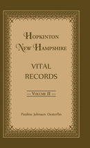 Hopkinton, New Hampshire, Vital Records, Volume 2-9780788409745