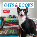 Cats and Books 2026 Wall Calendar-9780789348326
