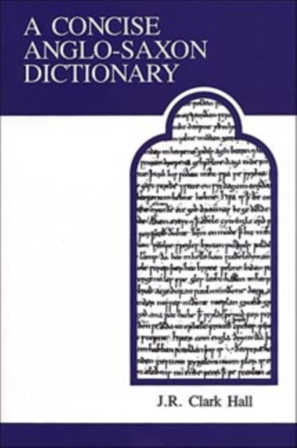 A Concise Anglo-Saxon Dictionary-9780802065483