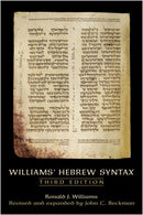 Williams'' Hebrew Syntax, Third Edition