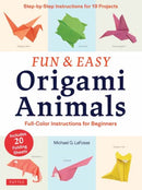 Fun & Easy Origami Animals : Full-Color Instructions for Beginners (includes 20 Sheets of 6" Origami Paper)-9780804851916