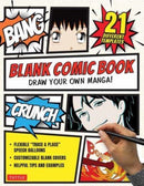 Blank Comic Book : Draw Your Own Manga! (84 Blank Pages of 21 Different Templates)-9780804855877