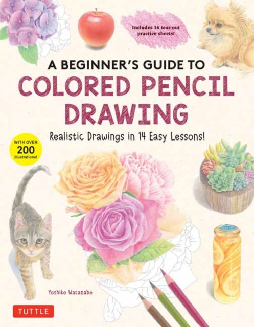A Beginner's Guide to Colored Pencil Drawing : Realistic Drawings in 14 Easy Lessons! (With Over 200 illustrations)-9780804856249
