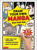Draw Your Own Manga : Blank Comic Book (With 21 Different Templates)-9780804856607