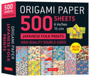 Origami Paper 500 sheets Japanese Folk Prints 6" (15 cm) : Tuttle Origami Paper: Double-Sided Origami Sheets Printed with 12 Different Patterns (Instructions for 5 Projects Included)-9780804858229