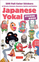 Japanese Yokai Sticker Book : 160 Removable Stickers of Ghosts, Demons, Monsters, Spirits and Goblins-9780804858274