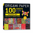 Origami Paper 100 sheets Modern Art 8 1/4" : Extra Large Double-Sided Origami Sheets Printed with 12 Different Patterns (Instructions for 5 Projects Included)-9780804858922