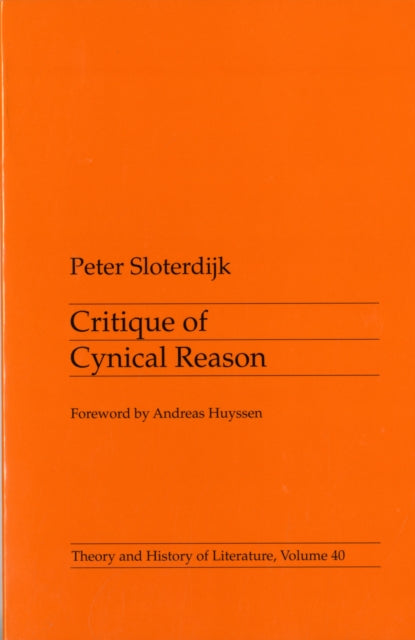 Critique Of Cynical Reason-9780816615865