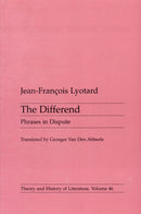 Differend : Phrases in Dispute-9780816616114