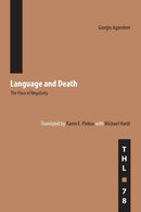 Language and Death : The Place of Negativity-9780816649235