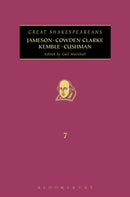 Jameson, Cowden Clarke, Kemble, Cushman : Great Shakespeareans: Volume VII-9780826433862