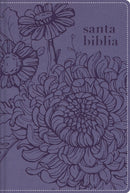 NBLA, Santa Biblia, Edicion versificada, Tamano bolsillo, Leathersoft, Morado, Con cierre,  Palabras de Jesus en rojo, Comfort Print-9780829774351